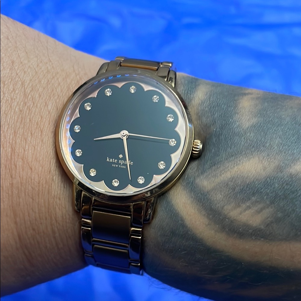 Kate Spade Gold and Black Wearable Watch